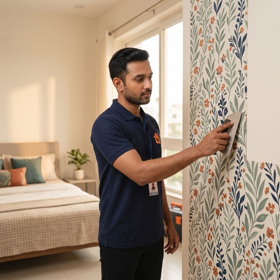 Wallpaper hanging